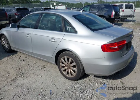 2013 Audi A4 2.0T Premium из США, поврежденный, VIN WAUBFAFL1DN043718